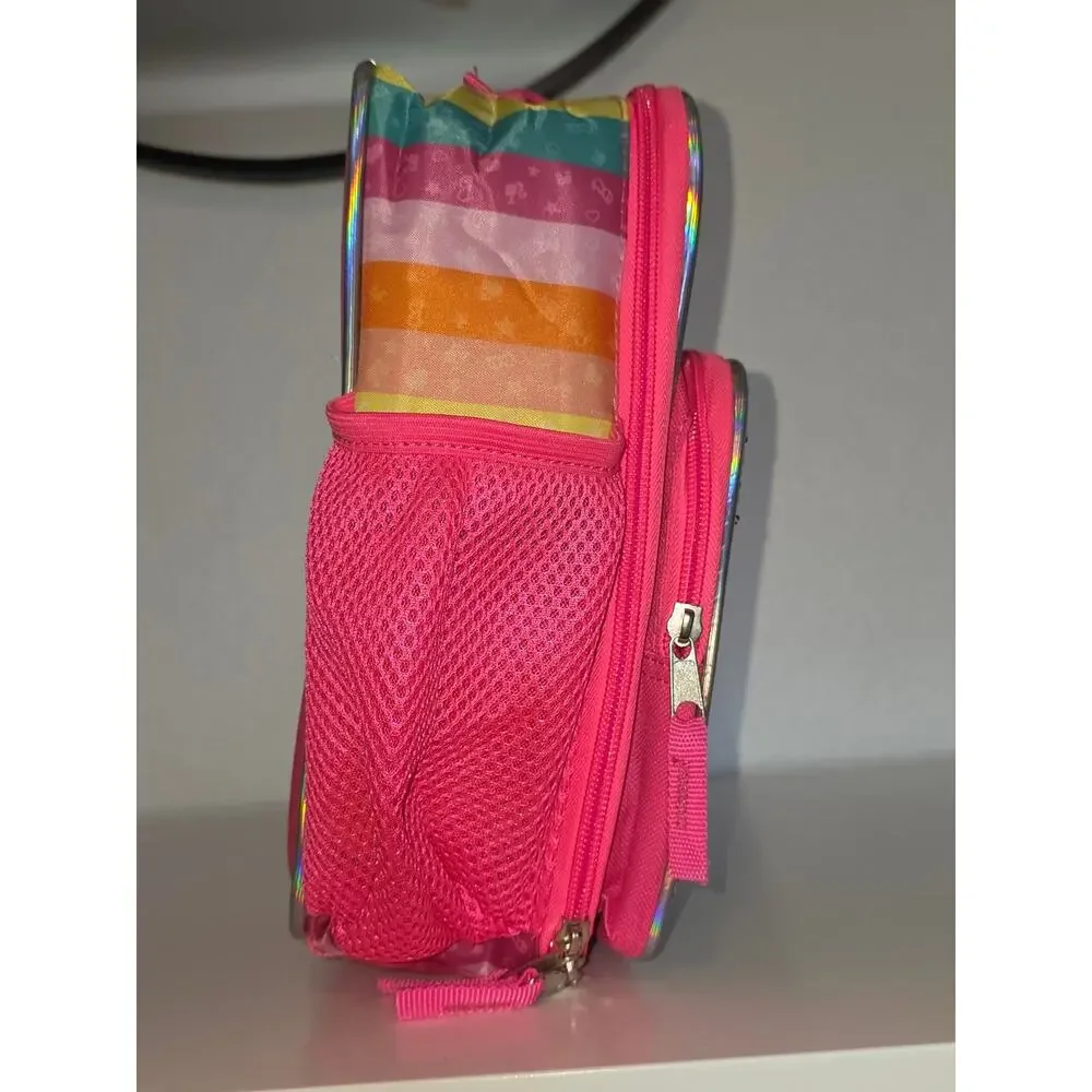 Mattel Barbie Love Wins 10 inch Girls Reusable Lunch Kit Pink | NWT